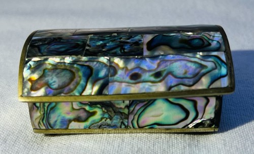 Vintage abalone shell - abalone, mosaic